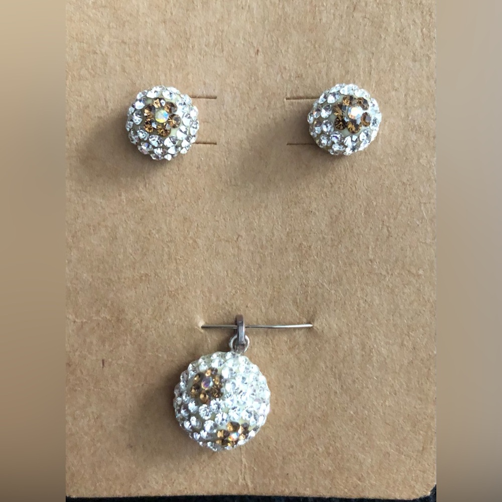 Elegant Silver and Gold Jewelry Set